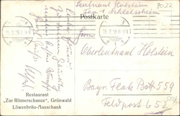 Gruenwald Muenchen staurant zur Roemerschanze Kuenstler Richard Wagner x – Bild 2