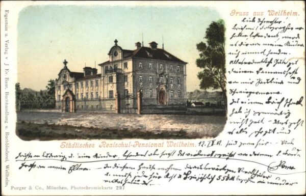 Weilheim Oberbayern Schule Pensionat