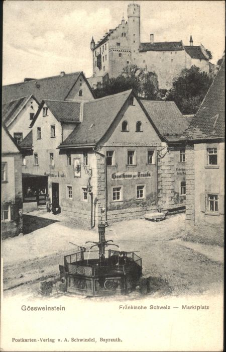 Goessweinstein arktplatz