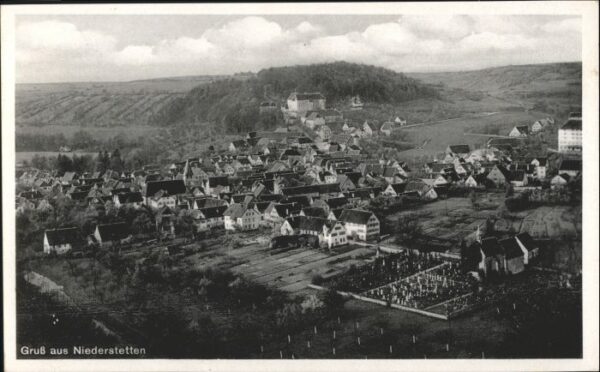 Niederstetten Wuerttemberg Niederstetten Fliegeraufnahme