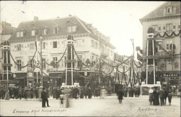 Karlsruhe [Stempelabschlag] Karl Friedrichstrasse