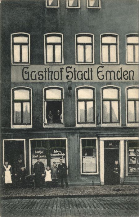 Emden Ostfriesland Gasthof Stadt Emden