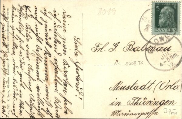 Glonn Ebersberg [Stempelabschlag] Schloss Zinneberg Restaurant – Bild 2