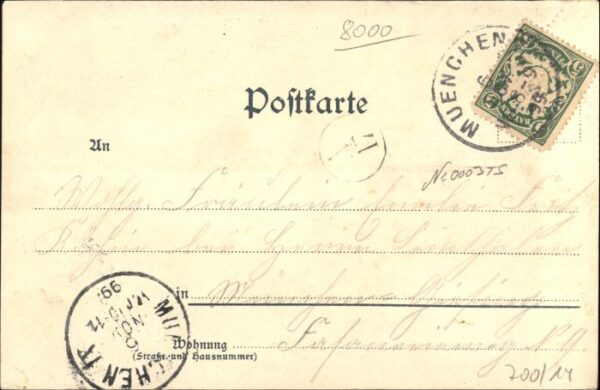 Muenchen ational-Museum Schneemann Luitpold-Bruecke x – Bild 2