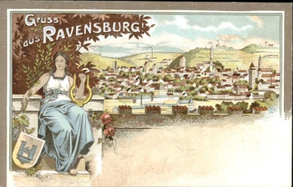 Ravensburg Wuerttemberg Ravensburg Harfe Wappen