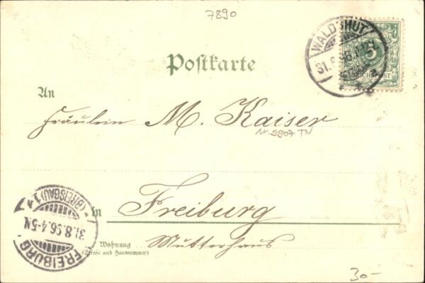 Waldshut Tiengen Rhein Waldshut-Tiengen H. Zimmermann Geschaeftshaus Rathaus – Bild 2