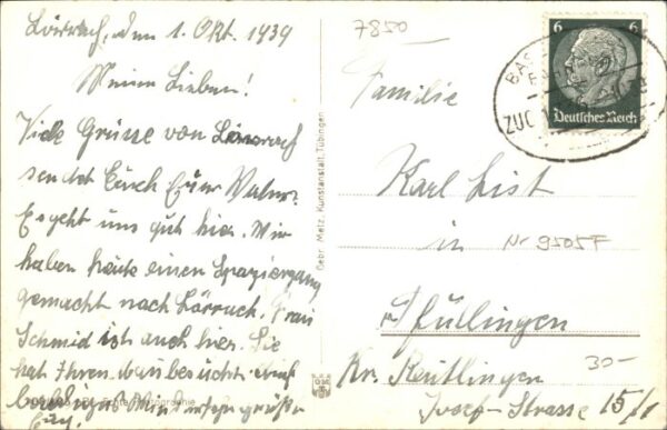 Loerrach . H. Strasse Cafe Binoth – Bild 2