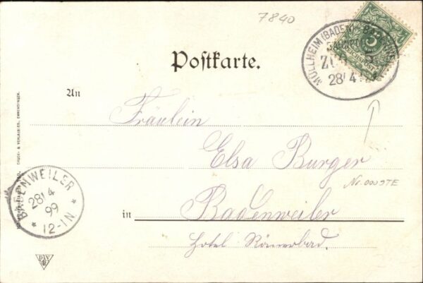 Muellheim Baden Muellheim Kuenstler C. Biese x – Bild 2