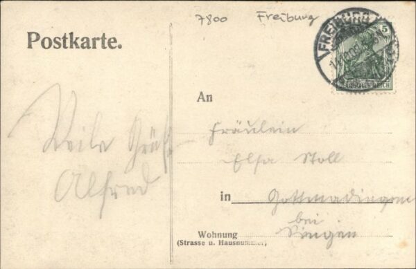 Freiburg Breisgau [Stempelabschlag] Prozession – Bild 2