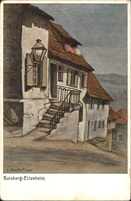 Ettenheim Gaisberg Kuenstler L. Seufert