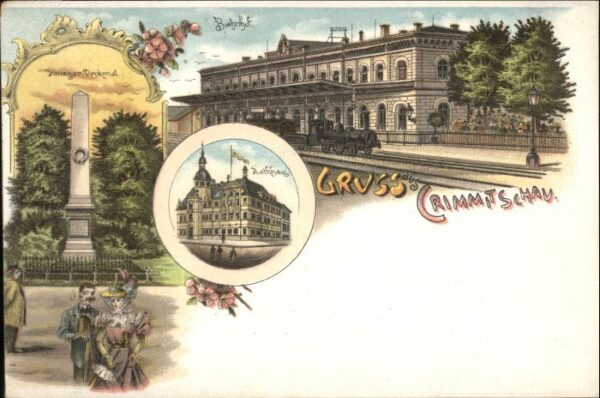 Crimmitschau Bahnhof Rathaus