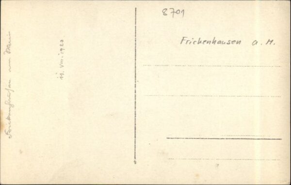 Frickenhausen Main [handschriftlich] – Bild 2