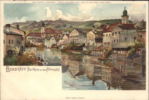 Eichstaett Oberbayern Eichstaett Kuenstler H. Treiber *