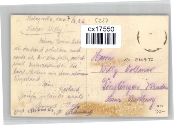 Au Siegkreis Hohegrethe Gedicht Haus Eiche-Linde Laerche Ulme – Bild 2