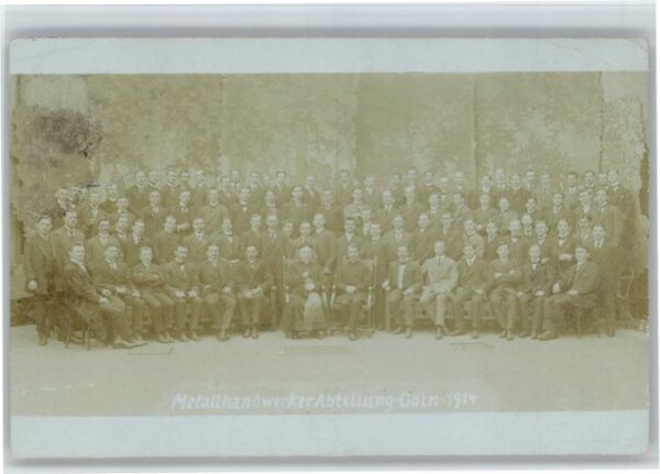 Koeln Rhein Koeln Metallhandwerker Abteilung