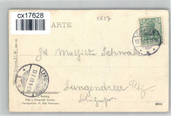 Gruiten [Stempelabschlag] Winkelsmuehle – Bild 2
