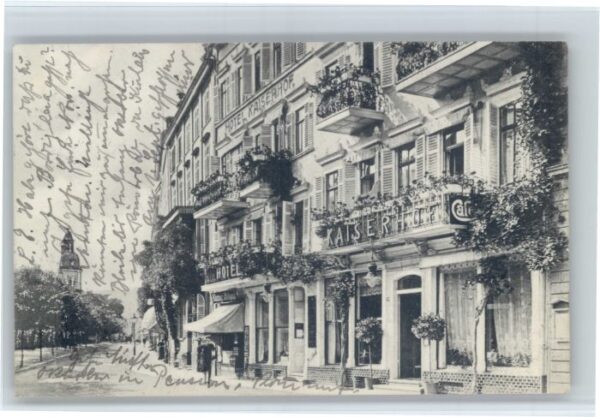 Bad Ems Hotel Kaiserhof Kaiser-Cafe
