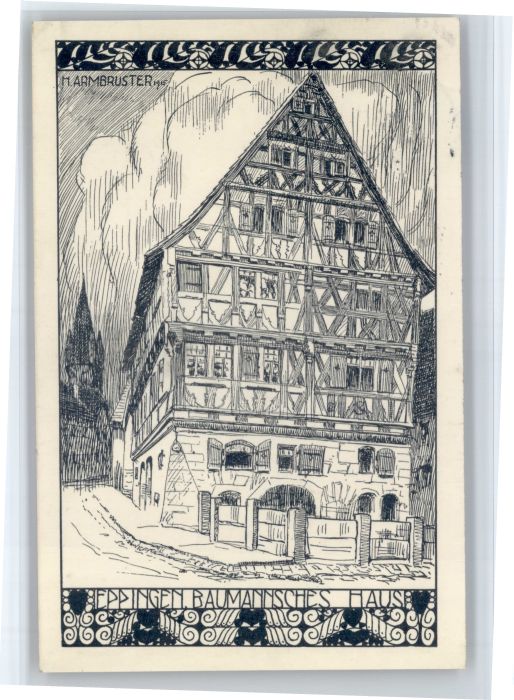 Eppingen Baumannsches Haus Kuenstler Armbruster