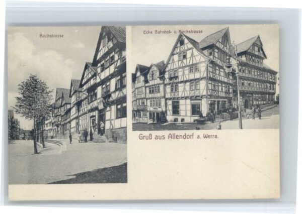 Bad Sooden-Allendorf Bahnhofstrasse Kirchstrasse