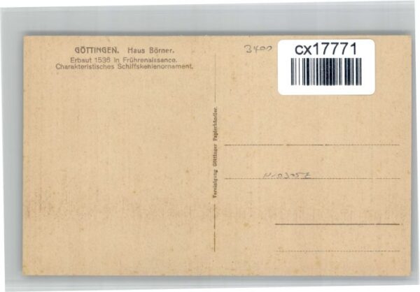 Goettingen Niedersachsen Goettingen Haus Boerner * – Bild 2