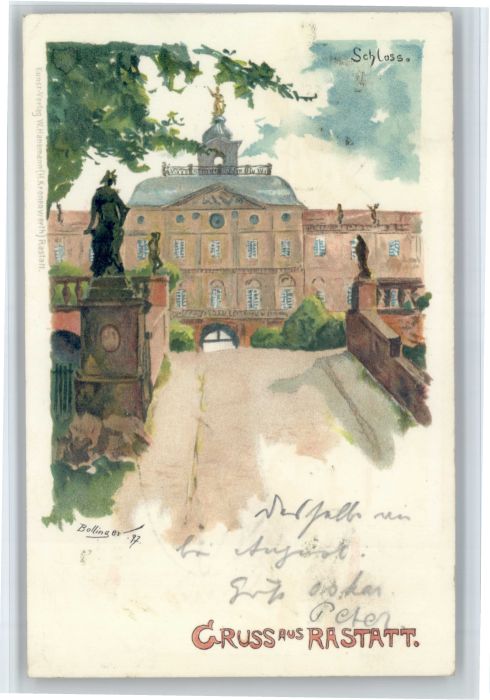 Rastatt Schloss Kuenstler Bollinger