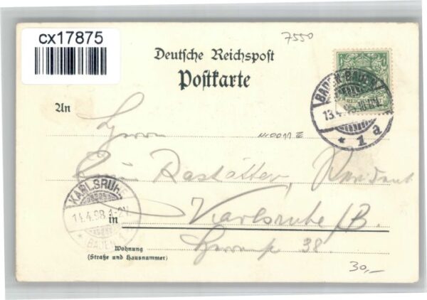 Rastatt Schloss Kuenstler Bollinger – Bild 2