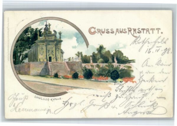 Rastatt Einsiedler Kapelle Kuenstler Bollinger