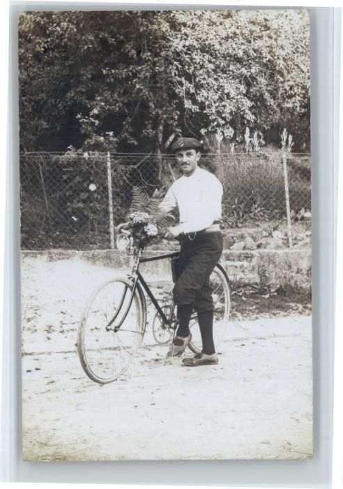 Waldenbuch [Stempelabschlag] Radfahrer Fahrrad