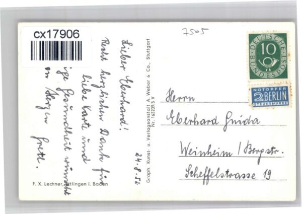 Ettlingen Kronenstrasse Nepomuk Gasthaus zum Kreuz – Bild 2