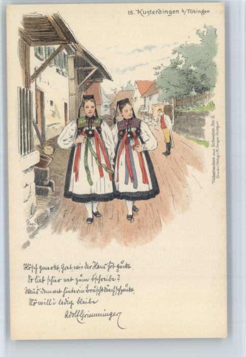 Kusterdingen Tracht Gedicht Adolf Grimminger