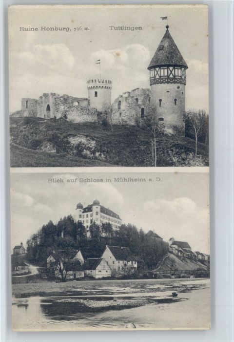 Muehlheim Donau uine Honburg Tuttlingen Schloss