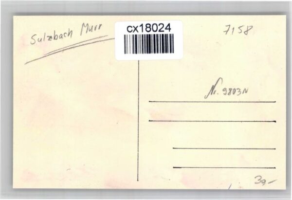 Sulzbach Murr [handschriftlich] – Bild 2