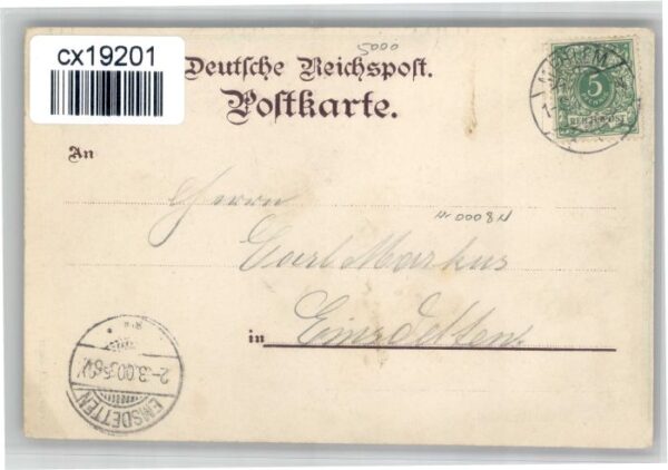 Koeln Rhein Koeln Reichsbank Reichspost – Bild 2