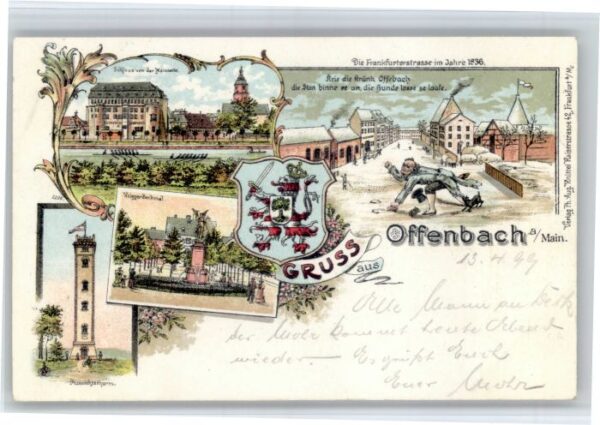 Offenbach Krieger Denkmal Schloss