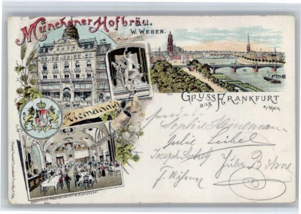 Frankfurt Main Muenchner Hofbraeu x