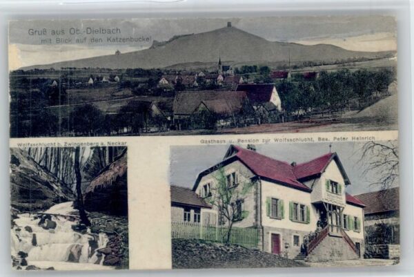Oberdielbach Gasthaus Pension Wolfsschlucht Zwingenberg
