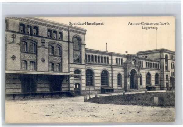 Spandau Haselhorst Armee Conservenfabrik Lagerhaus