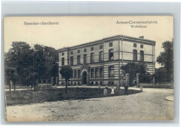 Spandau Haselhorst Armee Konsevenfabrik Wohnhaus