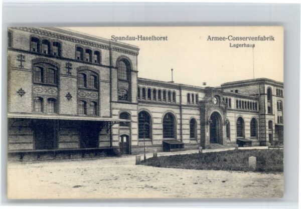 Spandau Haselhorst Armee Konservenfabrik Lagerhaus