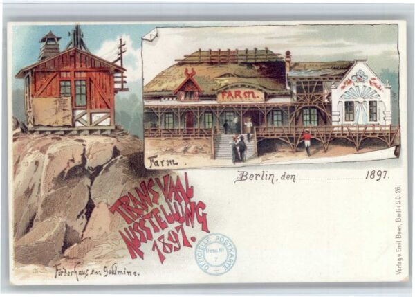 Berlin Ausstellung Transvaal Foerderhaus zur Goldmine