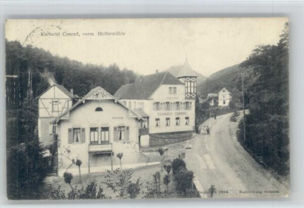 Bad Bergzabern [Stempelabschlag] Hotel Conrad Hollermuehle
