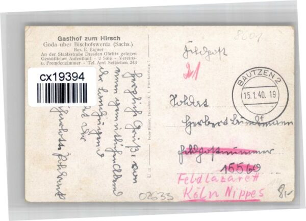 Bischofswerda Gasthof Zum Hirsch – Bild 2