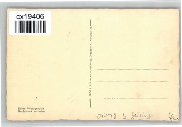Geising Erzgebirge Geising [Handschriftlich] – Bild 2