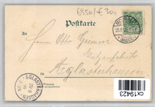 Mosbach Baden Mosbach Krieger Denkmal Rathaus Hornberg Neckarzimmern – Bild 2