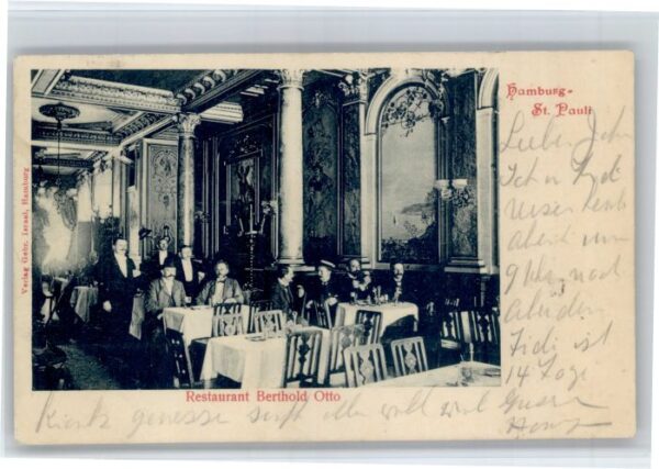 Hamburg St Pauli Restaurant Berthold Otto