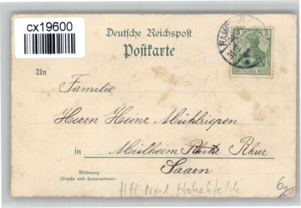 Hamburg [Stempelabschlag]Marien Krankenhaus – Bild 2