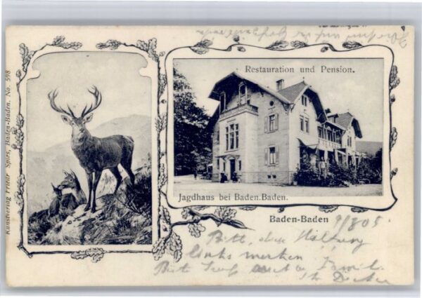 Baden-Baden Restaurant Pension Jagdhaus Hirsch