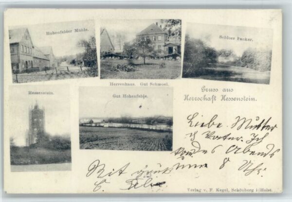 Hohenfelde Schloss Panker Muehle Hessenstein