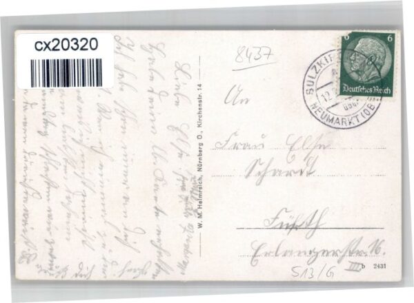 Sulzkirchen Wirtschaft S. Enzenhoefer Gasthof Gg. Ehemann – Bild 2