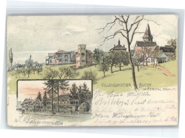 Buoch Villenquartier Kuenstler K. Fuchs